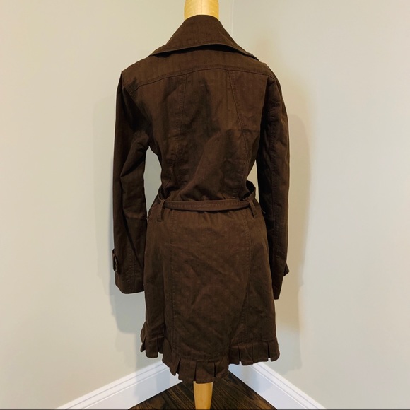 Kenneth Cole Reaction Trench Coat - Picture 2 of 5